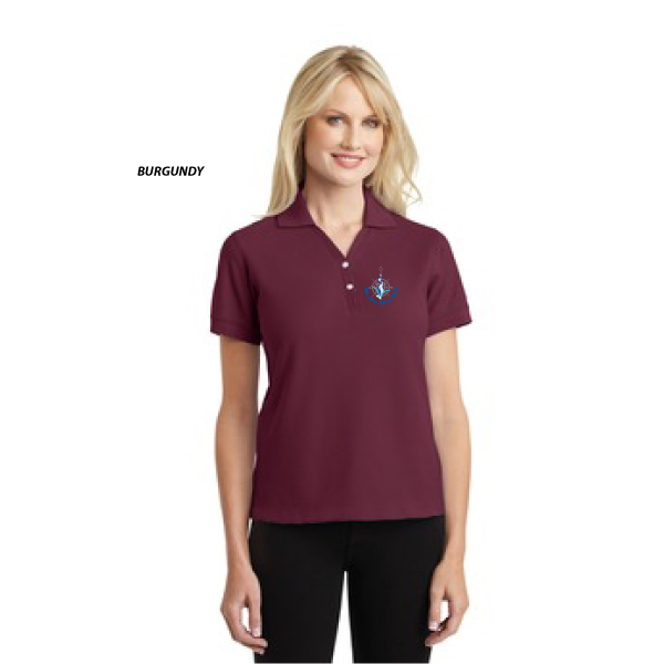 02 L448 Port Authority Ladies 100% Pima Cotton Polo