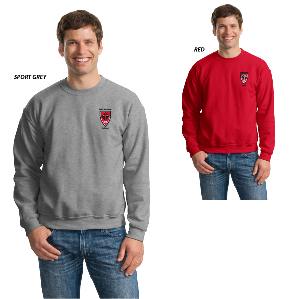 18 Embroidered Crew 18000(B) Neck Uniform Sweatshirt
