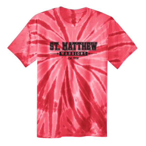 06 Tie-Dye PC147(Y) T-Shirt - Saint Matthew Warriors