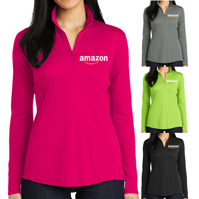 Ladies 1/4 zip Performance Pullover