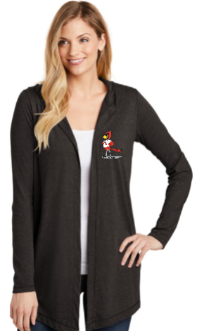 06 District Women’s Perfect Tri Hooded Cardigan (DT156)