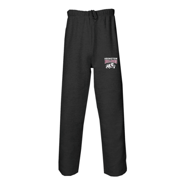 vetements patchwork sweatpants in black bulldog