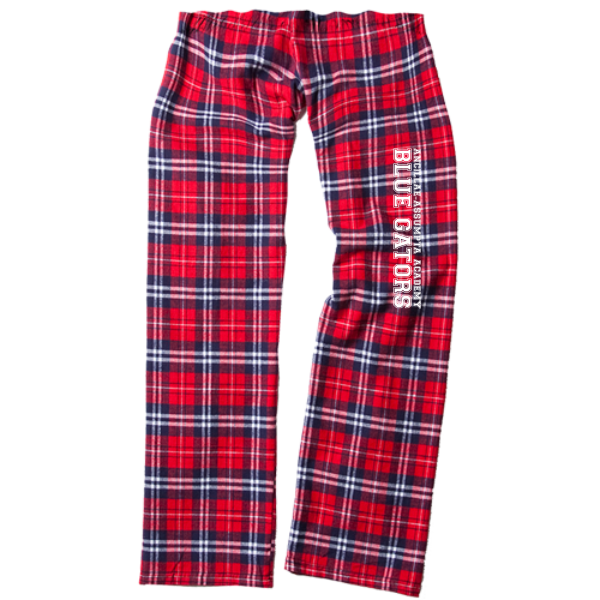 pink flannel pants