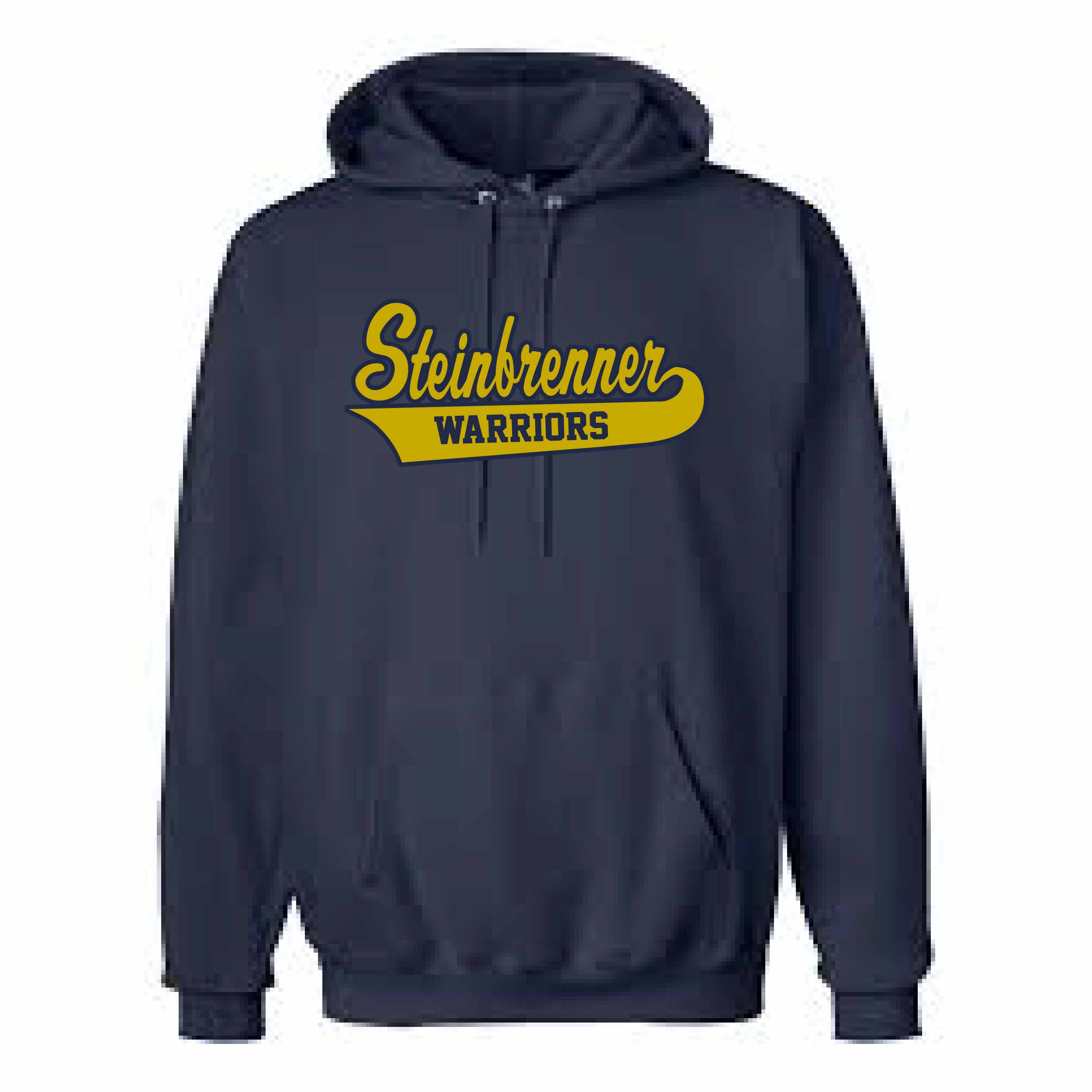 W - Steinbrenner Twill Sparkle Script Hooded Sweatshirt<br>TWO COLOR CHOICES!<br>
