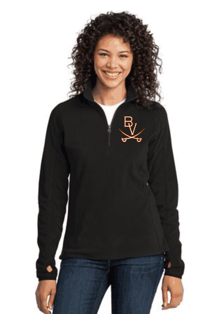 1/4 Zip Ladies microfleece