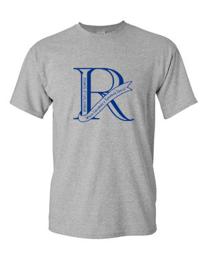 Grey t shirt with R on front(5000)