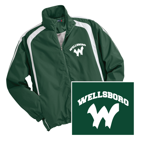 N1) 100% Polyester Full Zip Jacket EMBROIDERED LOGO